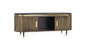 GINER Y COLOMER Mueble de TV bronce en madera de mango y bronce 150cm